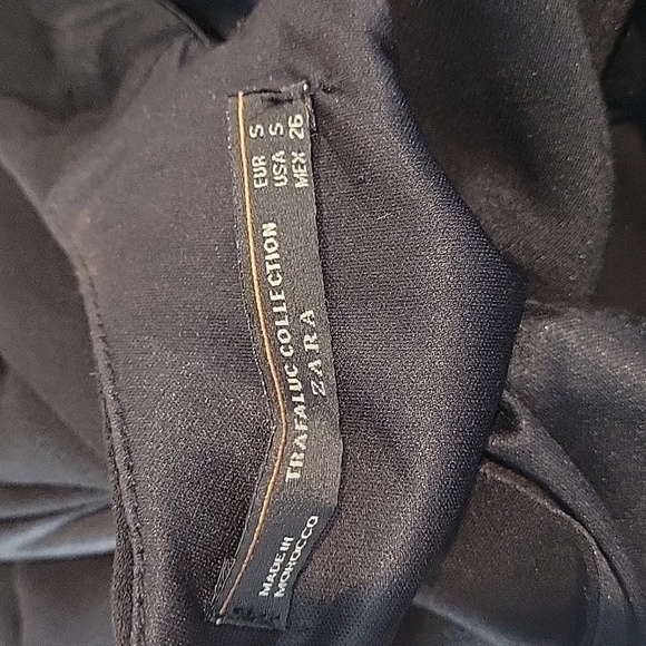 Zara open back black sleeveless dress - Picture 7 of 11